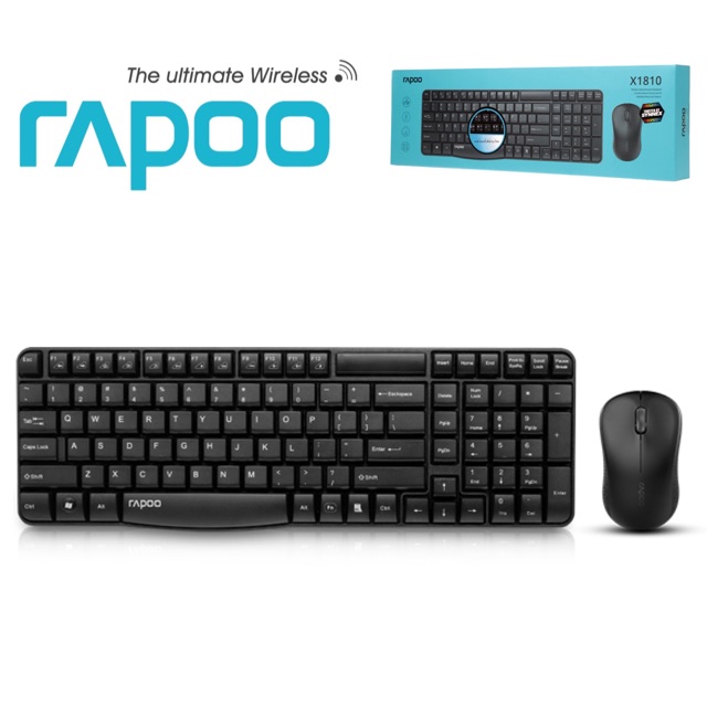 เมาส์ไร้สายและคีย์บอร์ดไร้สาย-rapoo-wireless-combo-set