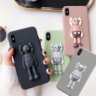 เคสโทรศัพท์มือถือ TPU แบบนิ่ม ลายการ์ตูน KAWS สําหรับ OPPO A3S A5 A7 A9 A57 A59 A73 A77 A79