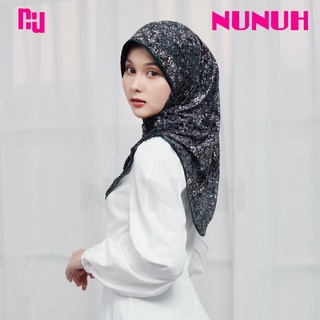 สินค้า NUNUH Velvet Series (กำมะหยี่) ผ้าคลุมผมฮีญาบมุสลิมแบบสำเร็จ ผ้ากำมะหยี่ ทรงฟองน้ำตาราง(FN-N)