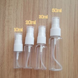 ขวดสเปรย์พลาสติก(1ขวด) 10ml/20ml/24ml/30ml/50ml/100ml(ส่งเร็วจาก กทม.)