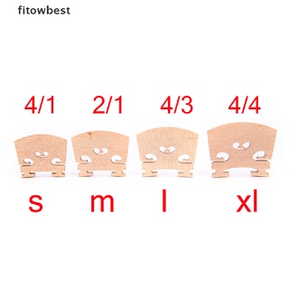 Fbth ใหม่ สะพานไม้ 1/4 1/2 3/4 4/4 สําหรับไวโอลิน 1 ชิ้น