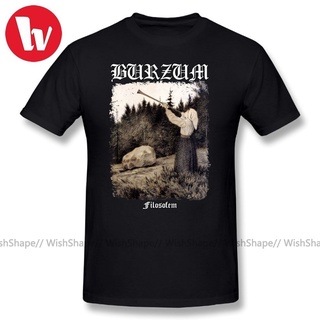 เสื้อยืดสีขาวขายดี เสื้อยืดลําลอง แขนสั้น พิมพ์ลาย Burzum - Filosofem Coer er2 JBgflj29MHaiop67 สําหรับผู้ชายS-4XL