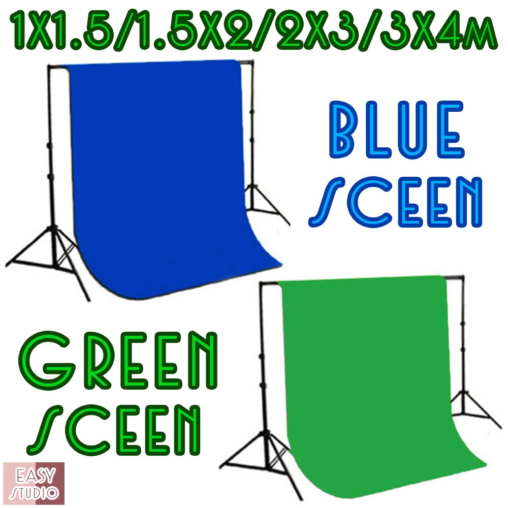 พร้อมส่ง-green-screen-blue-screen-กรีนสกรีน-บลูสกรีน-พื้นหลังถ่ายภาพ-วีดีโอไลฟ์สด-พื้นหลังถ่ายสตรีมเกมส์