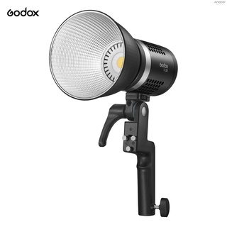 Godox ML30 Portable Studio LED Video Light Photography Fill Light 5600K 37.6W CRI96 TLCI97 APP Remote Control 12 Lighting Effects Godox Mount with Reflector Handheld Grip for Vlog