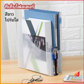 BUAKAO กล่องใส่นิตยสาร,กล่องใส่เอกสาร,ที่ใส่แฟ้มเอกสาร,แบบพับประกอบ  file rack