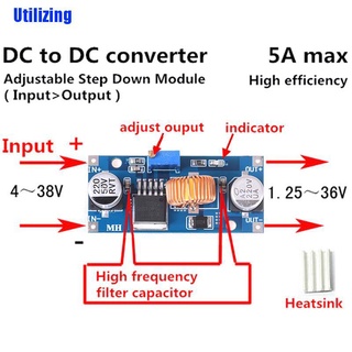 ภาพหน้าปกสินค้า(Utilizing) แรงดันไฟฟ้า dc-dc Step-Down 4V-38V To 3.3V 12V 24V 5A ที่เกี่ยวข้อง