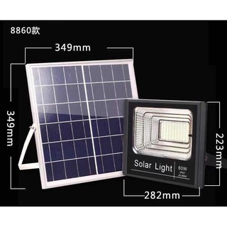 Solar LED สปอตไลท์ โซล่าเซลล์ รุ่นพี่บิ๊ก JD8860 ไม่สว่าง เอามาคืนพ่อค้าได้เลย!Light แสงสีขาว แสงสีขาว / แสงอุ่น