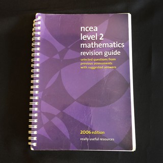 หนังสือ NCEA Level 2 Mathematics Revision Guide มือสอง สภาพดี ราคาถูก