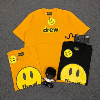 Drew HOUSE MASCOT เสื้อยืด 2 สี 3- สีเหลือง ดํา พรีเมี่ยม ของแท้