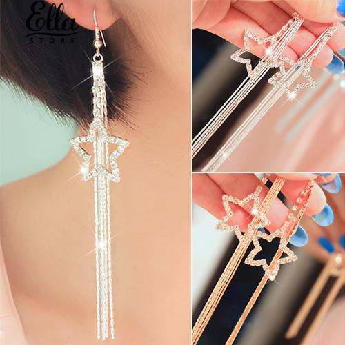 ดาวเพนเทาเทนของผู้หญิง-drop-drop-long-tassels-hook-dangle-ต่างหูแบบ-linear