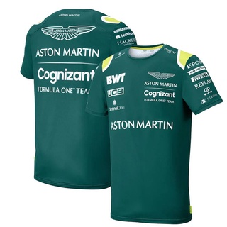 เสื้อยืดคอกลม พิมพ์ลายรถแข่ง Aston Martin F1 Formula One Team 3D แฟชั่น สําหรับผู้ชาย ผู้หญิง 2022