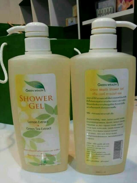 เจลอาบน้ำ-shower-gel-บำรุงผิว-ผิวกระจ่างใส-ขนาด-780-ml-green-wealth