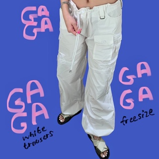 bobbygoodhouse | pre order GAGA WHITE TROUSERS