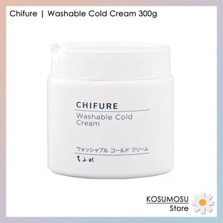 สินค้า Chifure | Washable Cold Cream 300g | ผลิตภัณฑ์คลีนซิ่งชิฟุเระ สูตรครีมสำหรับล้างเครื่องสำอางบนใบหน้า