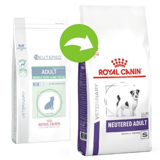 Royal canin Neutered adult small dog 800 g. อาหารสุนัขโตพันธุ์เล็กหลังทำหมัน