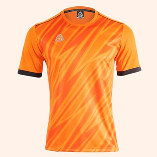 EGO SPORT EG5128KIDS เสื้อฟุตบอลพิมพ์ลายคอกลมแขนสั้น สีส้มแสด