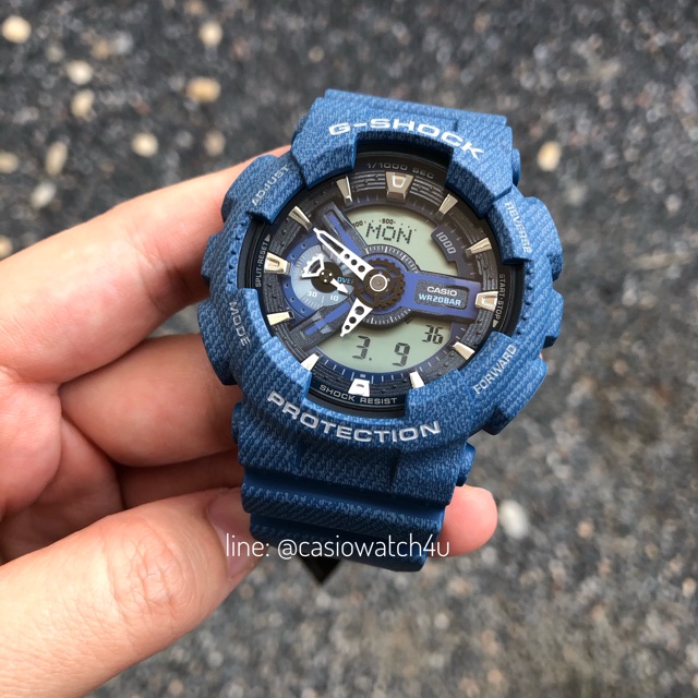 นาฬิกาข้อมือ-g-shock-ของแท้-ga-110dc-2a-ประกันศูนย์เซ็นทรัล-cmg-1-ปีเต็ม