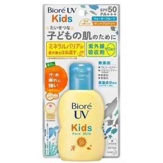 [พร้อมส่ง] Biore UV kid Pure Milk 70ml ครีมกันแดดน้ำนมสูตรสำหรับเด็ก อ่อนโยน