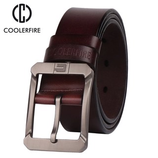 เข็มขัด เข็มขัดผู้ชาย เข็มขัดหนัง เข็มขัดหนังวัวแท้ 100% Man Genuine Cow Leather Waist Belt No. 2620