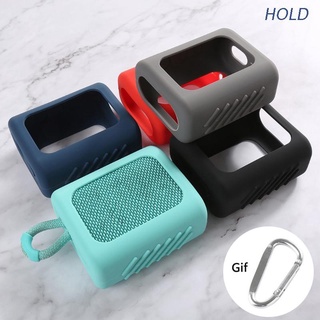 ภาพหน้าปกสินค้าHOLD Dust-proof Silicone Case Protective Cover Shell Anti-fall Speaker Case for-JBL GO 3 GO3 Bluetooth Speaker Accessories ที่เกี่ยวข้อง