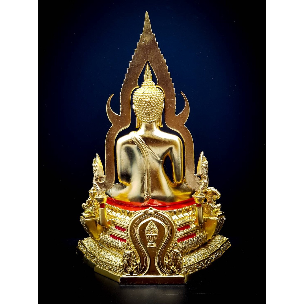 พระพุทธชินราช-หน้าตัก-5นิ้ว-เนื้อทองเหลืองปิดทองแท้-พิมพ์วัด