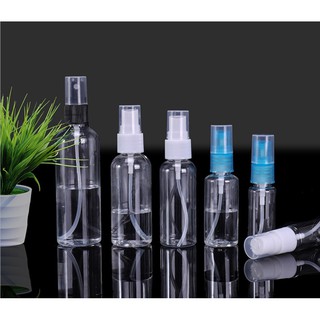 ภาพหน้าปกสินค้าขวดสเปรย์พลาสติกใส/ขาวทึบ 10ml 15ml 20ml 30ml 50ml 60ml 80ml 100ml พกพาสะดวก ใช้งานง่าย ที่เกี่ยวข้อง