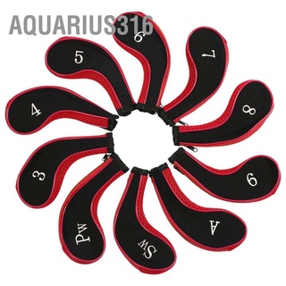 สินค้า Aquarius316 ปลอกคลุมหัวไม้กอล์ฟ ผ้านีโอพรีน กันน้ำ 10 ชิ้น
