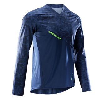 เสื้อปั่นจักรยานบนภูเขา เสื้อปั่นจักรยานแขนยาวสำหรับการปั่นแบบ All-Mountain ROCKRIDER All-Mountain Long-Sleeved Jersey