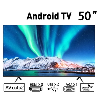 ทีวี Android TV สมาร์ททีวี คมชัดระดับ 4K Wifi/Youtube/Nexflix ราคาถูกๆ ไม่ต้องใช้กล่องดิจิตอล แอนดรอย ทีวีจอแบน