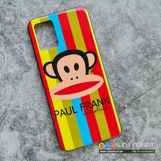 เคส Vivo V20 พลาสติก ขอบยาง สกรีนลาย การ์ตูน Paul Frank เคสใส่ป้องกันรอบเครื่อง บาง เบา