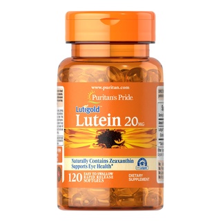 ภาพหน้าปกสินค้าPuritan\'s Pride Lutein 20 mg with Zeaxanthin 60 softgels-120 softgels,ลูทีนบำรุงสายตา ที่เกี่ยวข้อง