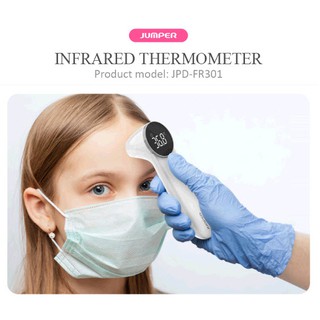 เครื่องวัดไข้อินฟราเรด ยิงหน้าผาก Jumper Infrared Thermometer เครื่องวัดอุณหภูมิ JPD-FR301