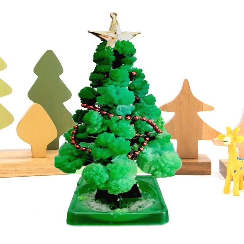 พร้อมส่ง-ต้นคริสต์มาสมหัศจรรย์-magic-growing-crystal-christmas-tree-ของเล่นสําหรับเด็ก