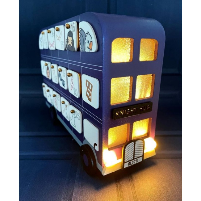 แฮร์รี่พอตเตอร์ Harry potter Led the knight bus advent calendar มีไฟได้
