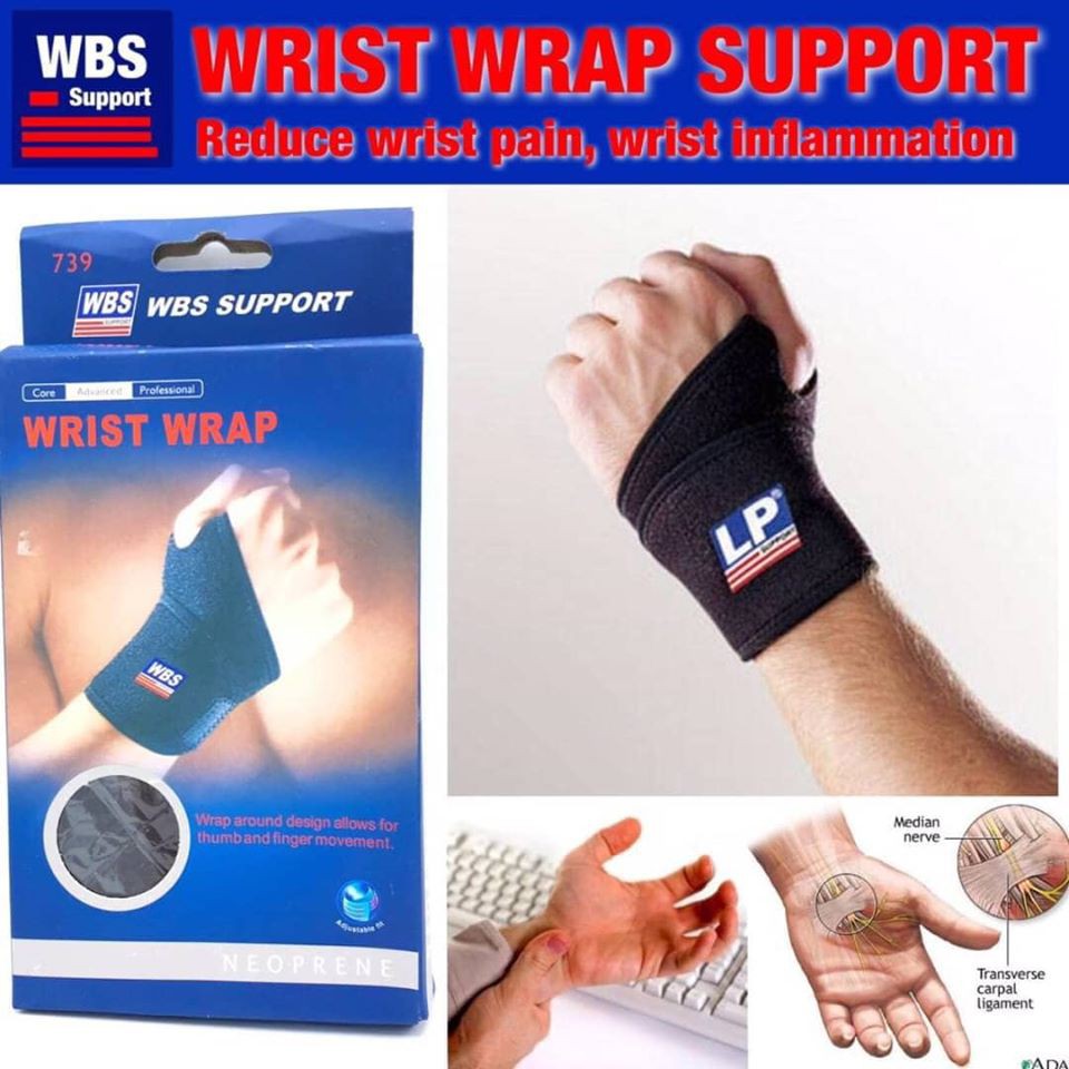 cherry-wbs-739-wrist-wrap-support-ผ้าพันข้อมือซัพพอต-แก้ปวดอักเสบข้อมือ-บรรเทาอาการปวด
