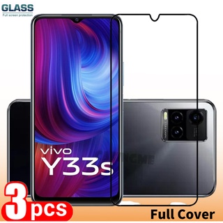 ฟิล์มกระจกนิรภัยกันรอยหน้าจอสําหรับ Vivo Y33T Y33s Y21 Y21s Y 33s 33 21 s VivoY33s VivoY21s VivoY21