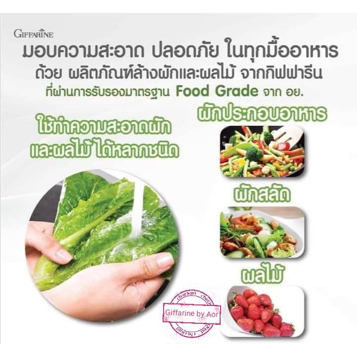 aor99-น้ำยา-ล้างผักและผลไม้-กิฟฟารีน-giffarine-vegetable-fruit-wash-วัตถุดิบจากธรรมชาติ-ล้างผัก-ผัก-แช่ผัก-ผักสะอาด