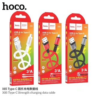 Hoco X85 สายชาร์จแบบหนาพิเศษ 6mm Charging Data Cable 1 เมตร กระแสไฟ 2.4A 3A สําหรับ Micro / for L / Type C