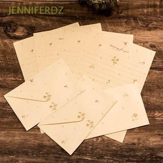 ภาพหน้าปกสินค้าJenniferdz ซองจดหมาย กระดาษเขียนข้อความ ลายดอกไม้ หรูหรา วันวาเลนไทน์ 10 ชิ้น ที่เกี่ยวข้อง