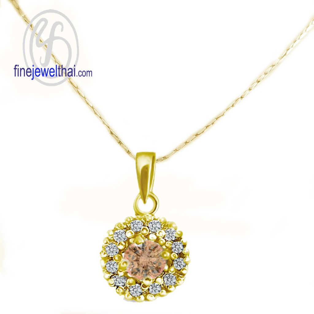 finejewelthai-จี้ซิทริน-ซิทริน-จี้พลอย-พลอยประจำเดือนเกิด-citrine-pendant-birthstone-p1081ct00e