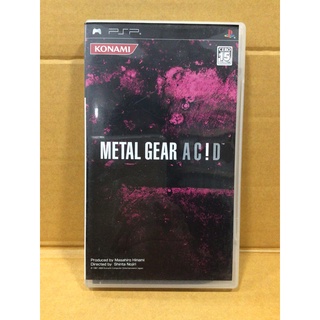 สินค้า แผ่นแท้ [PSP] Metal Gear Acid (ULJM-05001 | 08001) AC!D