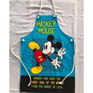 Mickey mouse ผ้ากันเปื้อน มิกกี้เม้าส์ ญี่ปุ่นแท้