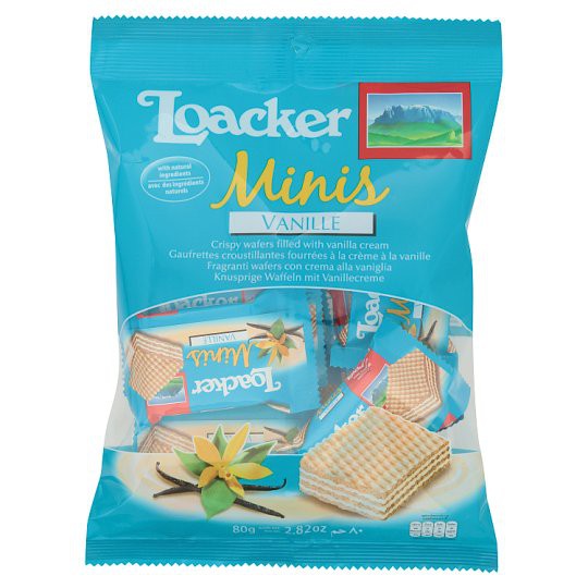 🔥HOT🔥 ล็อคเกอร์ มินิส์ เวเฟอร์สอดไส้ครีมวานิลลา 80กรัม Locker Minis ...