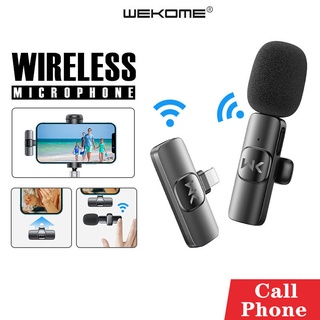 ไมค์ไร้สาย WEKOME รุ่น V30 2.4GHz Wriless Microphone สำหรับการบันทึกสมาร์ทโฟน