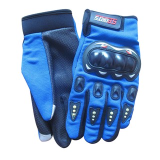 ภาพหน้าปกสินค้าUNITBOMB ถุงมือมอเตอร์ไซค์ Pro BikeR Sports Gloves  ขนาดฟรีไซส์ รุ่น เต็มนิ้ว สีดำ/สีแดง/สีน้ำเงิน ซึ่งคุณอาจชอบราคาและรีวิวของสินค้านี้