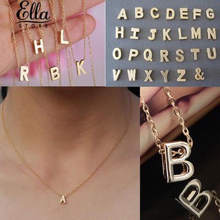 เครื่องประดับสตรี DIY Letter Pendant Chain Chain สร้อยคอ Charm Party