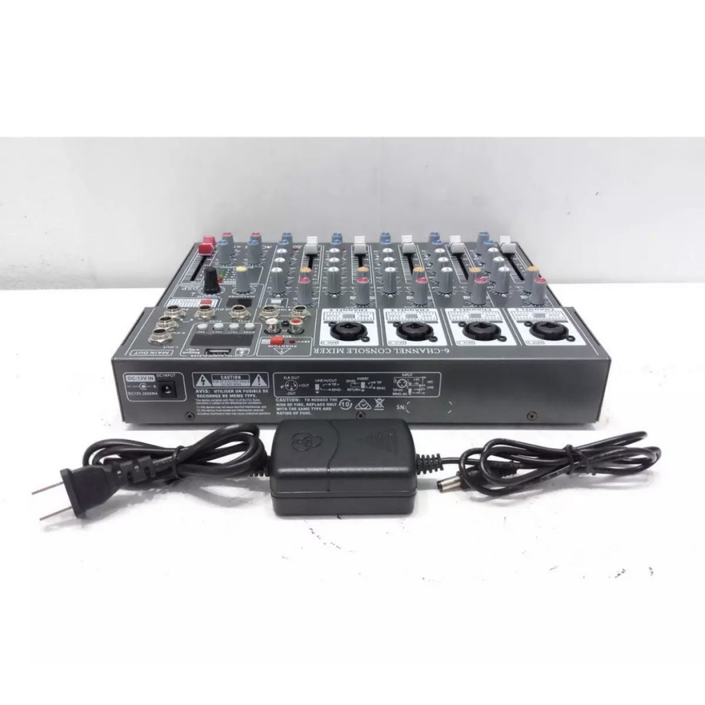 มิกซ์เซอร์-mixer-ปรับแต่งเสียง-6-ชอง-รุ่น-kt-p6-ใช้ไฟระบบ-dc-12-v-ได้-เสียงดี-มีคุณภาพ-a-one