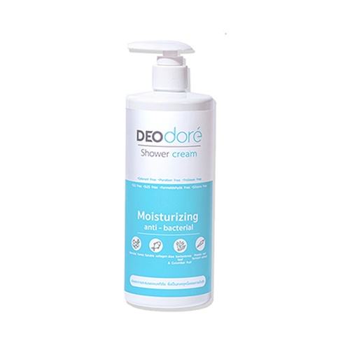 deodore-anti-bacterial-shower-cream-moisturizing-ครีมอาบน้ำ-400ml
