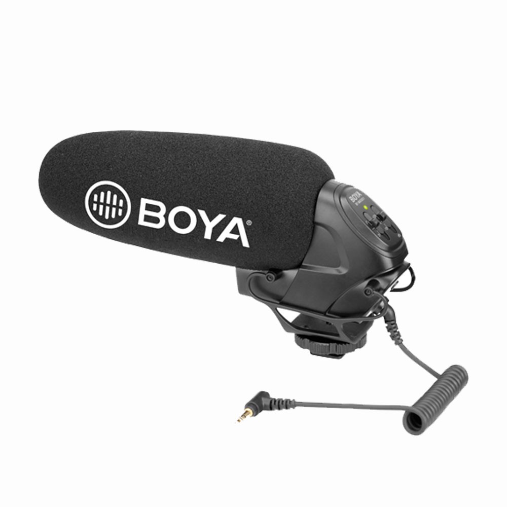 boya-by-bm3031-shotgun-supercardioid-microphone-ไมค์ติดหัวกล้อง-ไมโครโฟนสำหรับติดหัวกล้อง