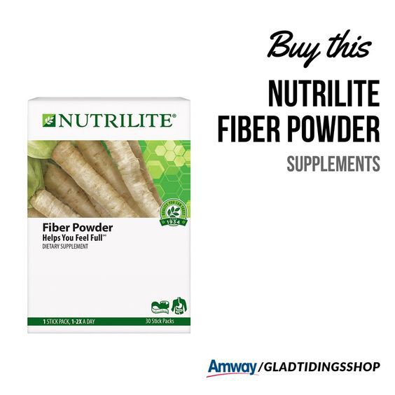 Nutrilite® Fiber Powder แอมเวย์นำเข้าจากเมริกาค่ะ | Shopee Thailand